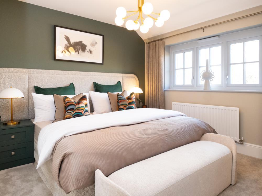 Bedroom of the Harrogate, a 4 bedroom house