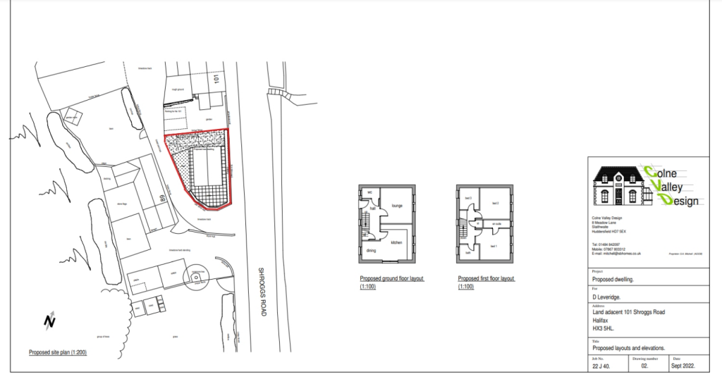 Shroggs Road outline