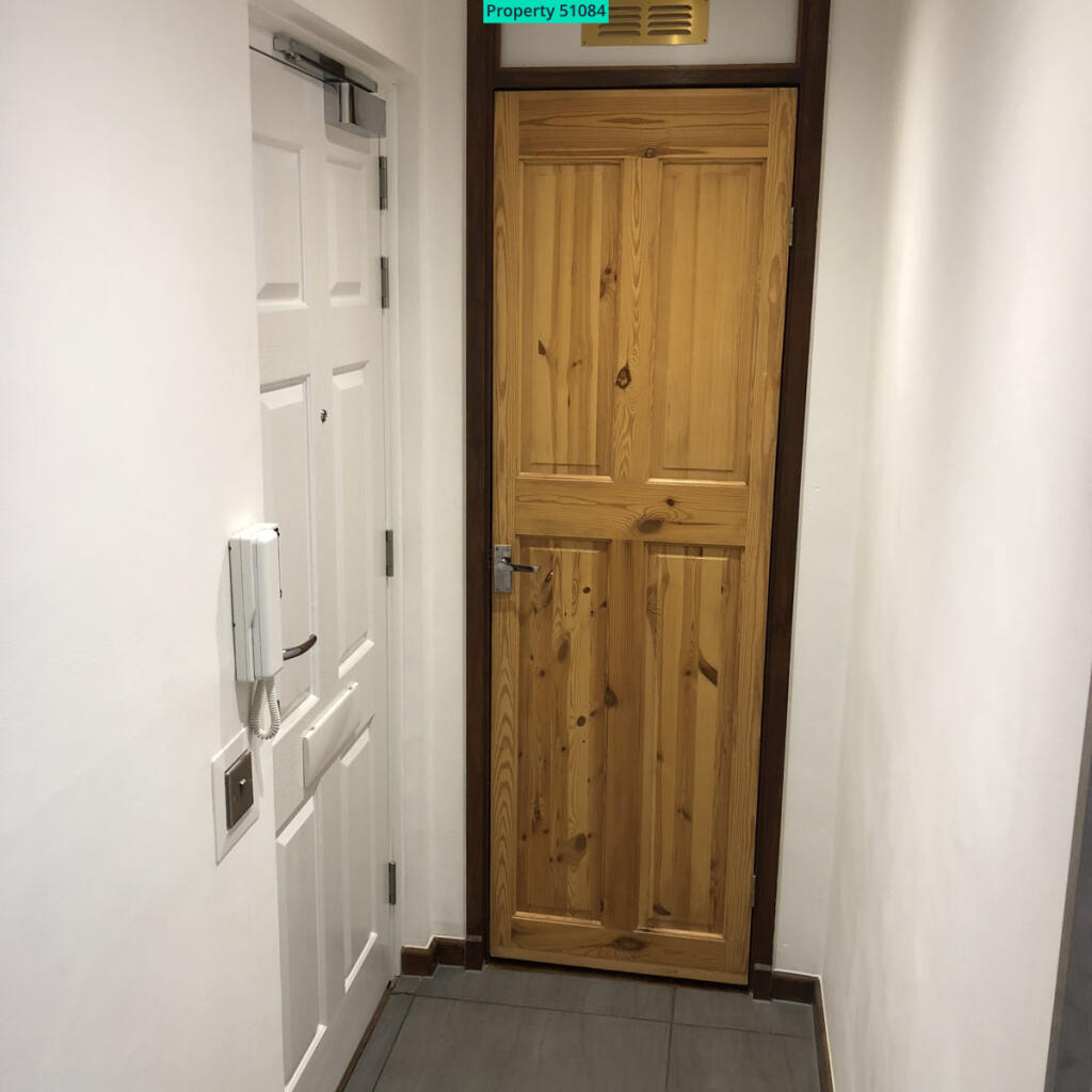 Front Secure fire door