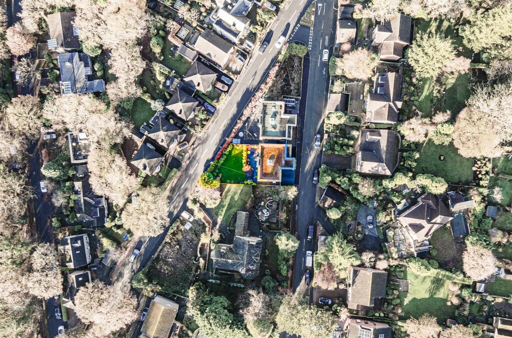 Aerial with defined plot