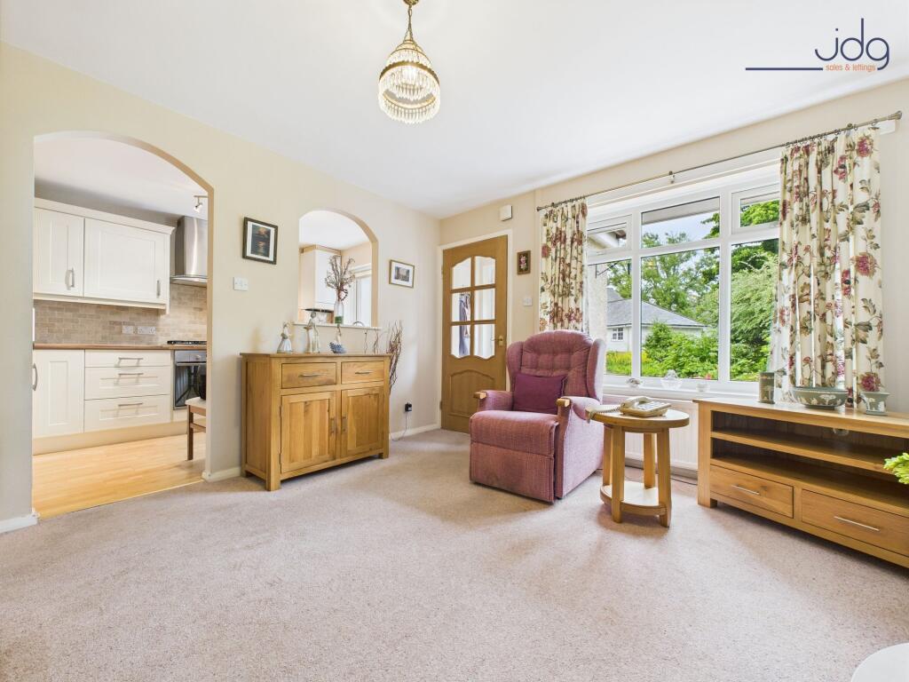 Lounge, leading into the kitchen