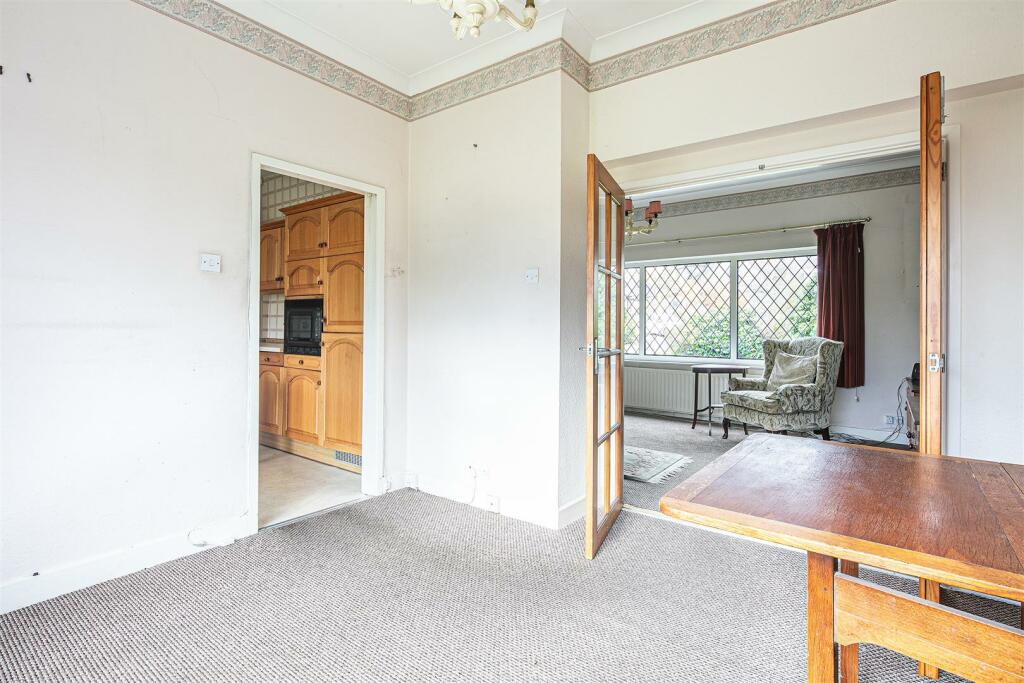 Dining room through to sitting room