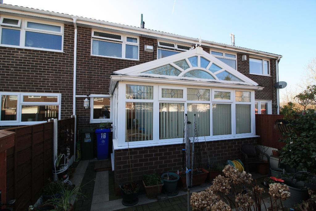 Rear of property