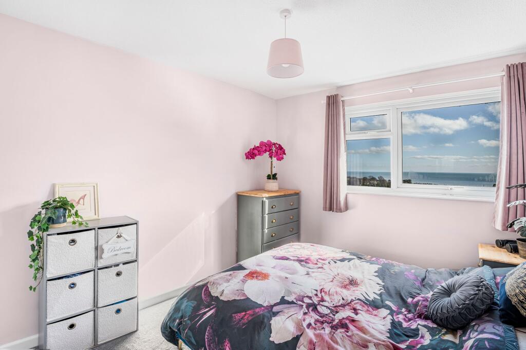 Bedroom one and sea view