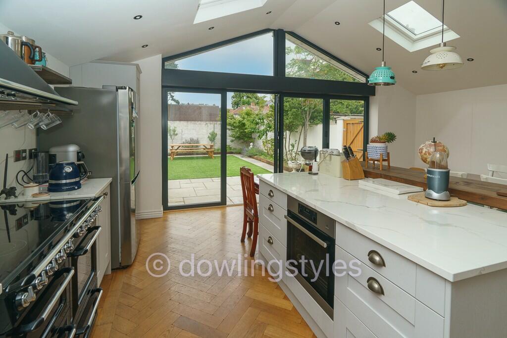 Open-plan kitchen.