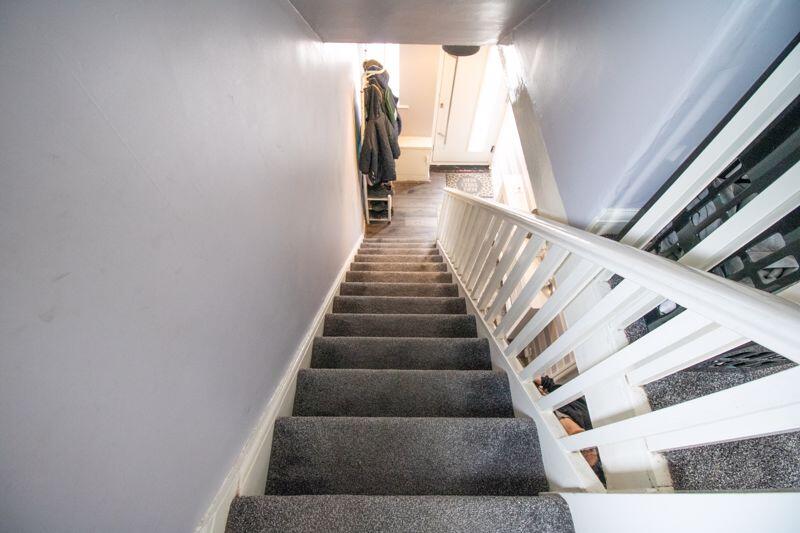 Stairwell to the upper floor