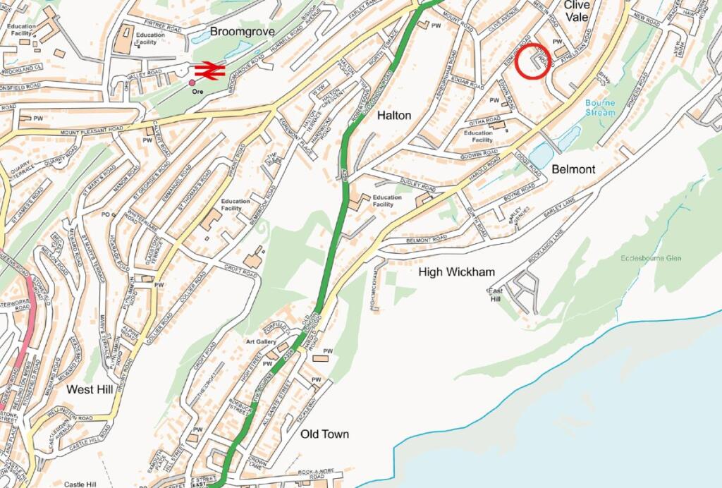 NOT TO SCALE FOR INFORMATION ONLY © ES100004608