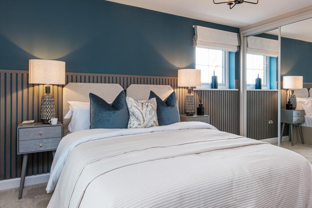 Interior view of the bed 1 in our 4 bed Alderney home