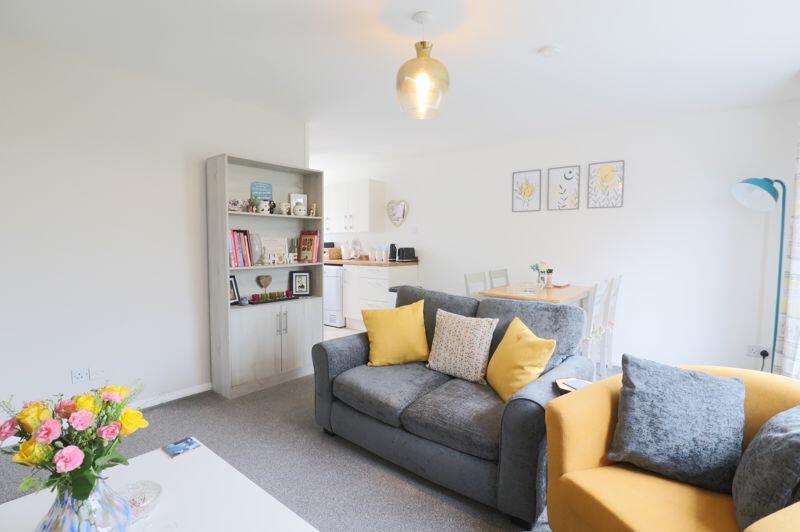 Open plan living area