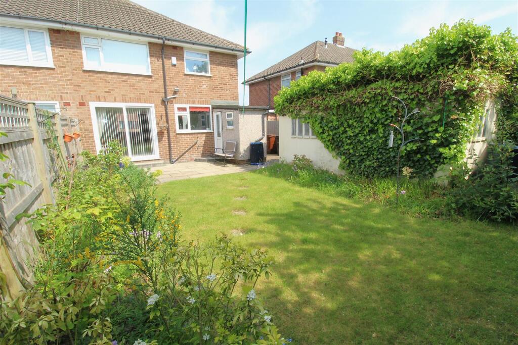 South Facing Rear Garden