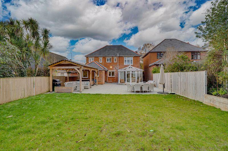 Rear of property