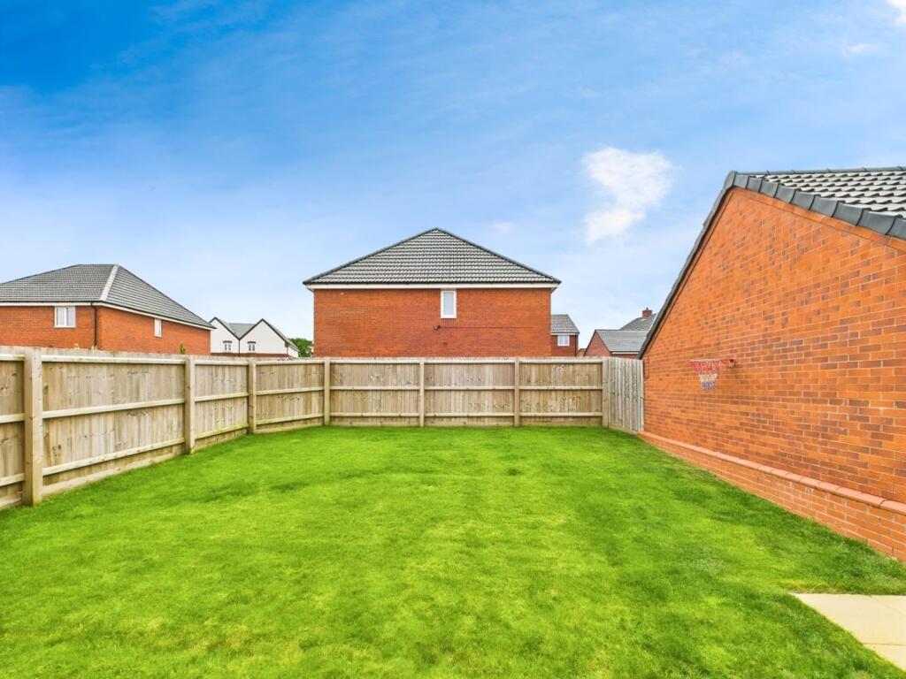 Rear garden