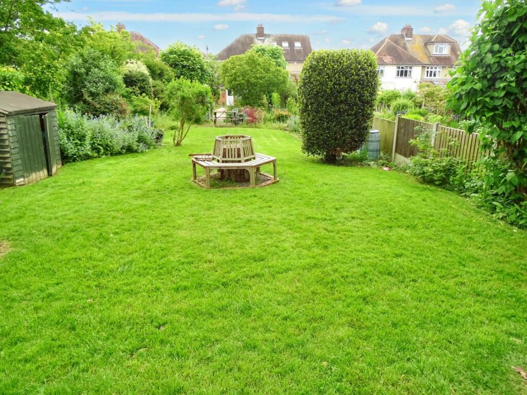 VIEW FROM LOWER GARDEN AREA
