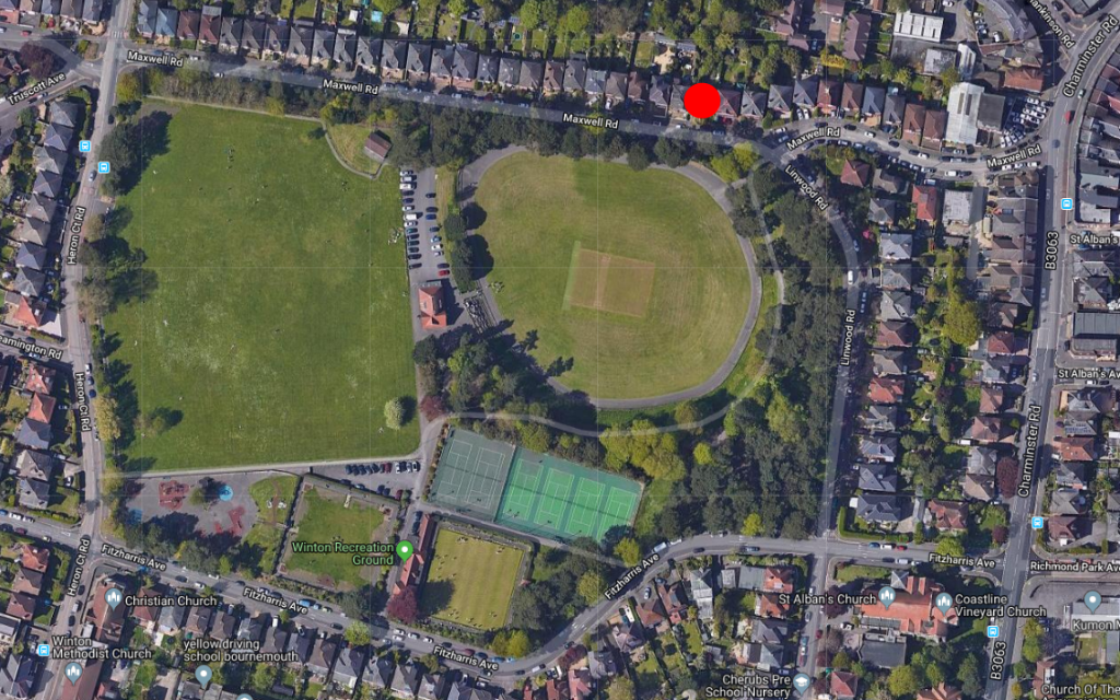 Opposite Winton Rec'