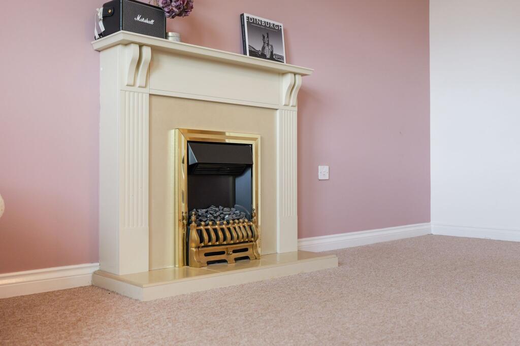 Stunning feature fireplace