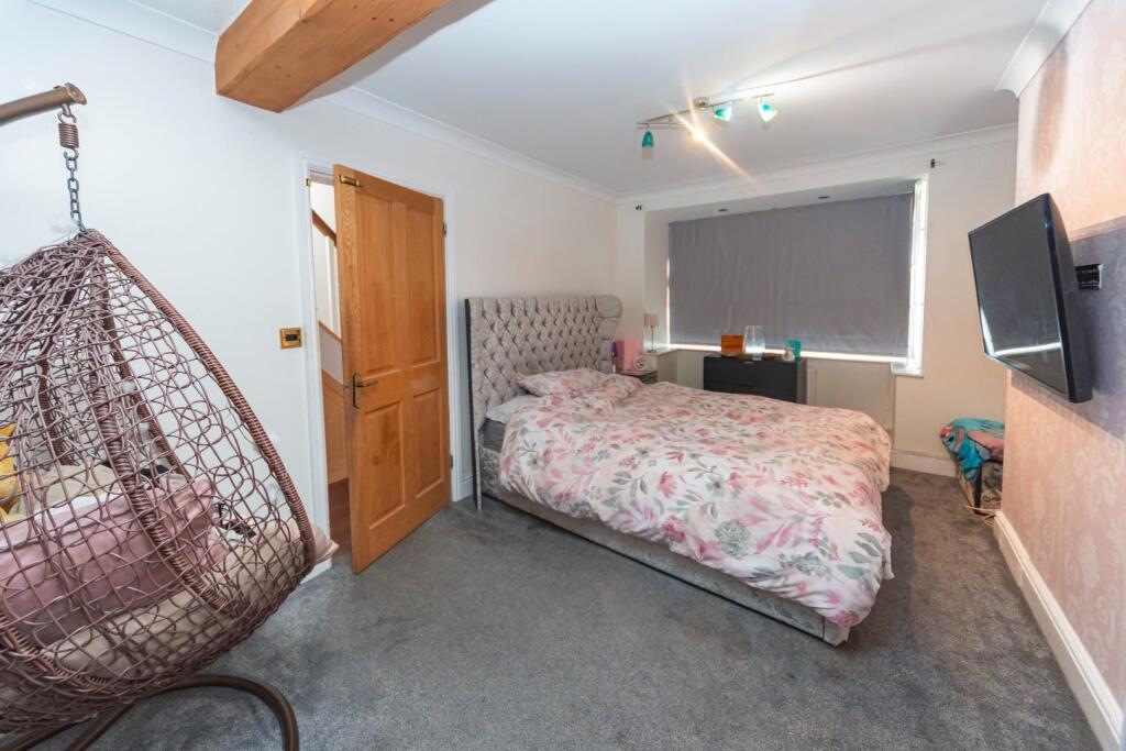 Lounge currently used as a bedroom