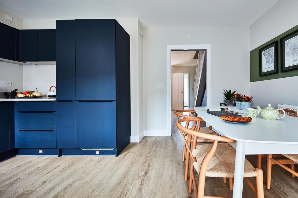 There's plenty of space for a 6 seater table for those family mealtimes