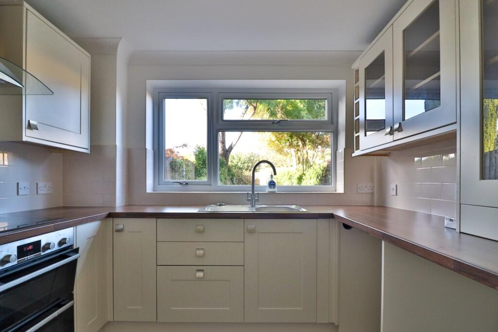 good workspace and views into the garden space for