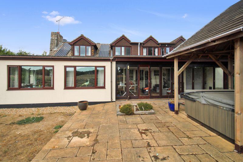 Rear of property
