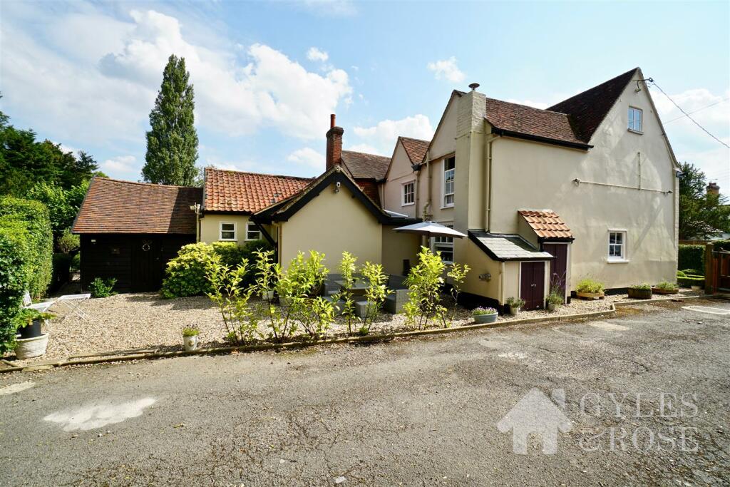 Rear of property