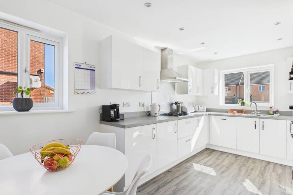 Modern light and fresh this kitchen has everything