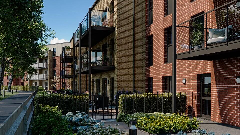 CGI of rear of exterior