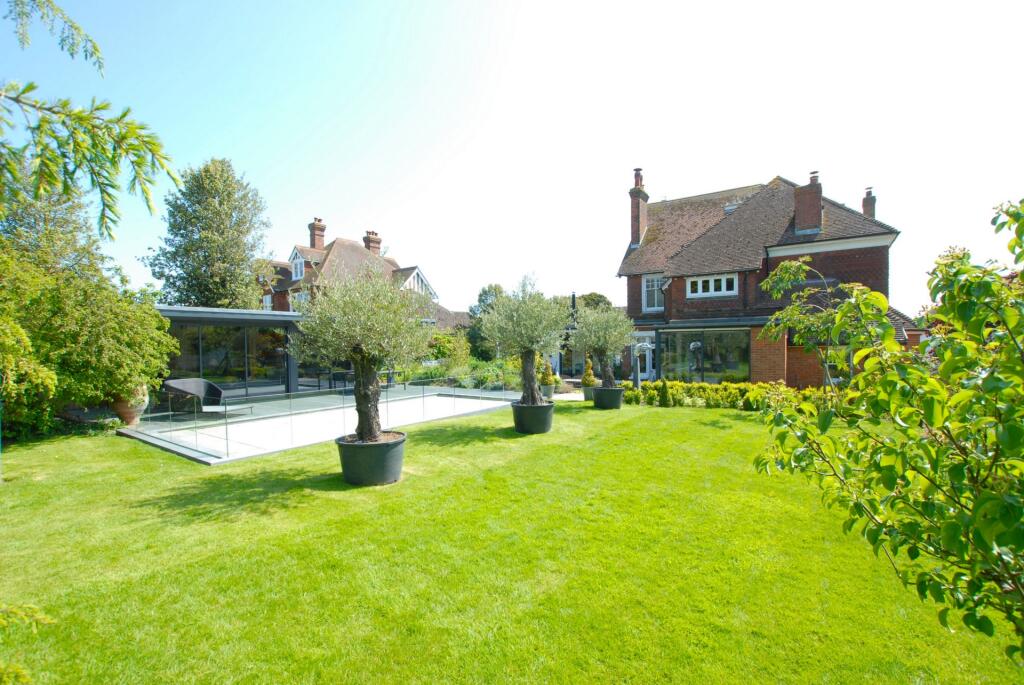 Rear and pool