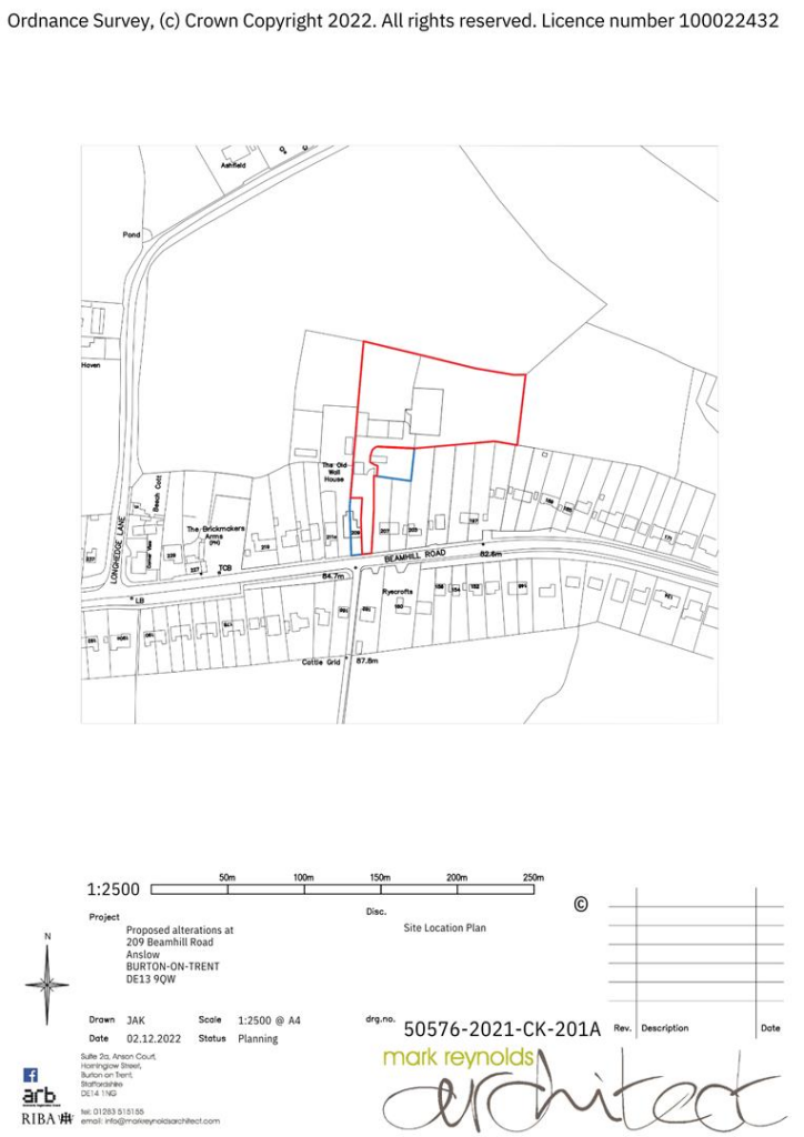 50576-2021-CK-201A Site Location Plan