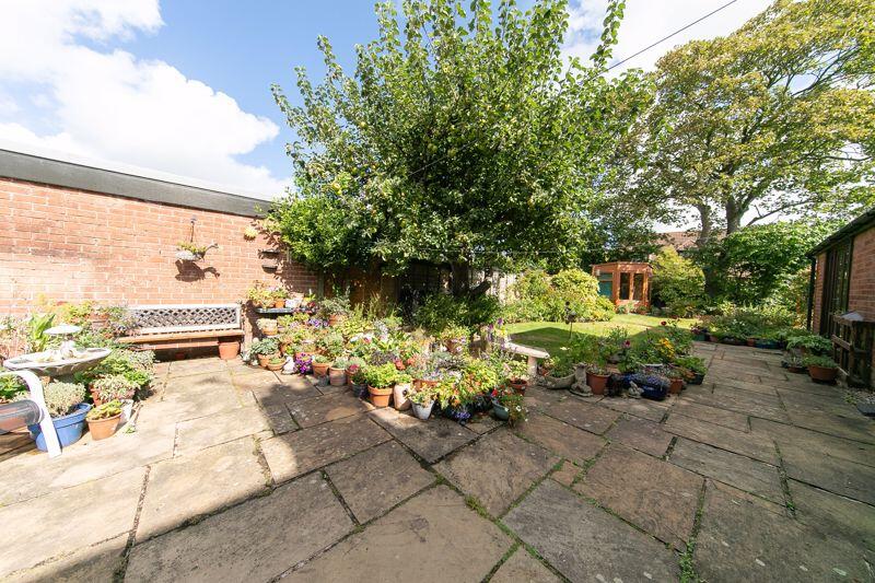 Mature private garden