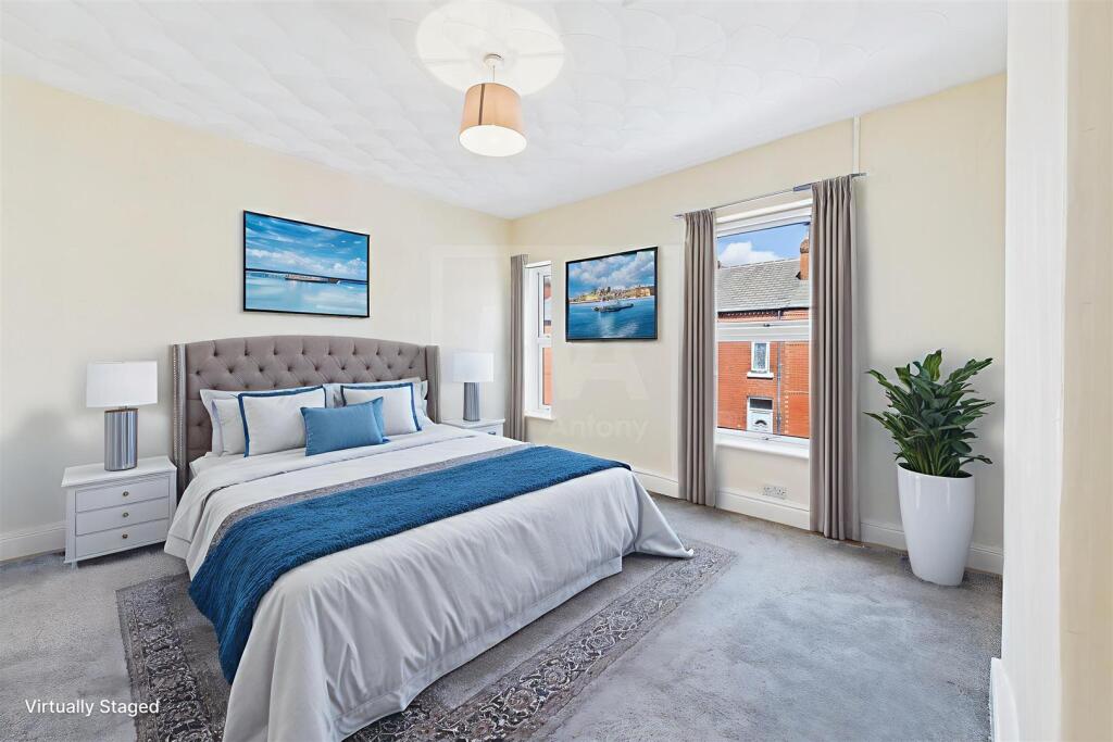 Virtual Staged Bedroom One