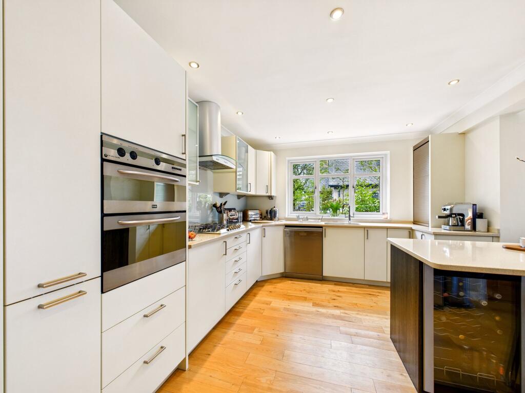 Open plan kitchen living space