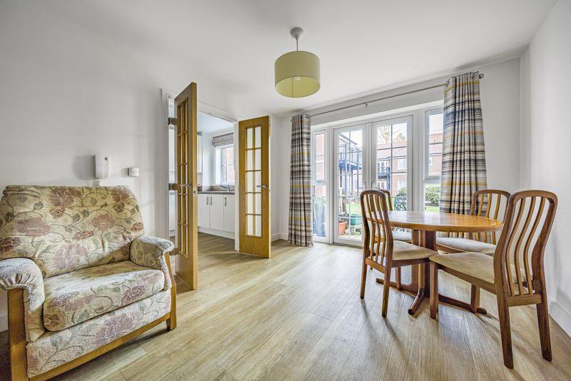Living/dining room through to kitchen