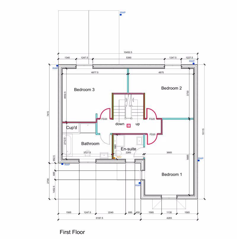 First floor plan