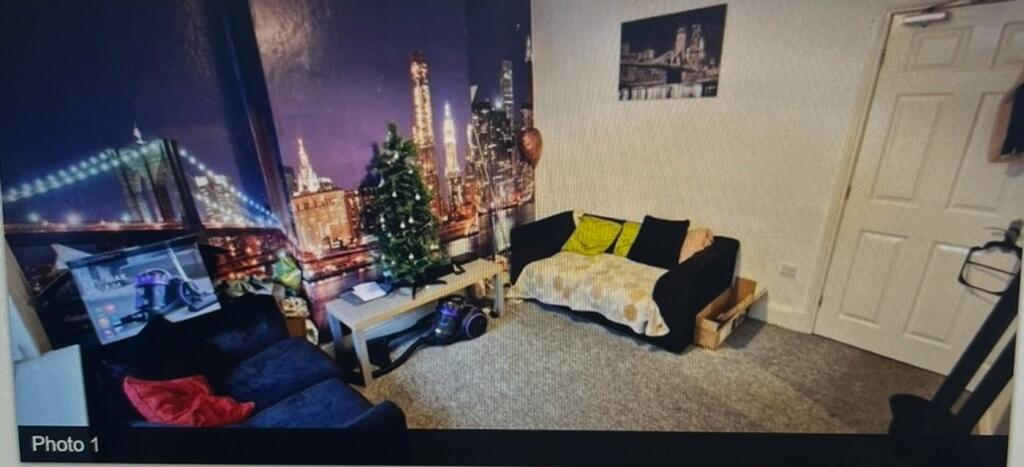 A vibrant and inviting large modern living room...