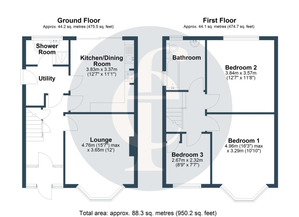 77 Oakleigh Road, Stratford-upon-Avon - all floors