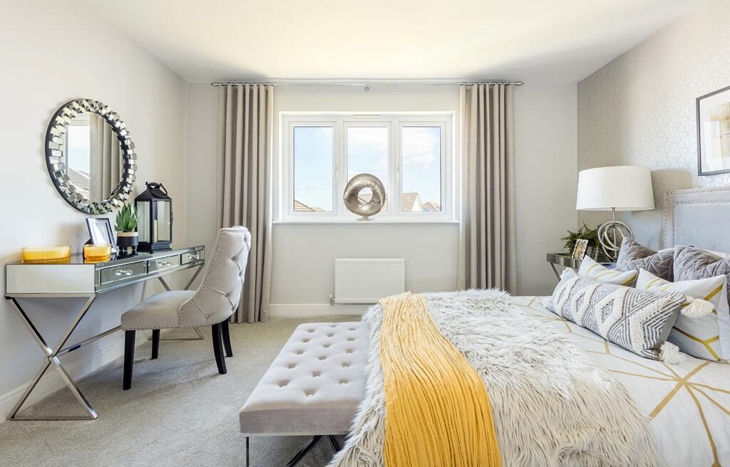 Bedroom 3 has plenty of space