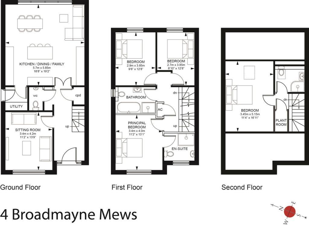 House No. 4 Floor Plan