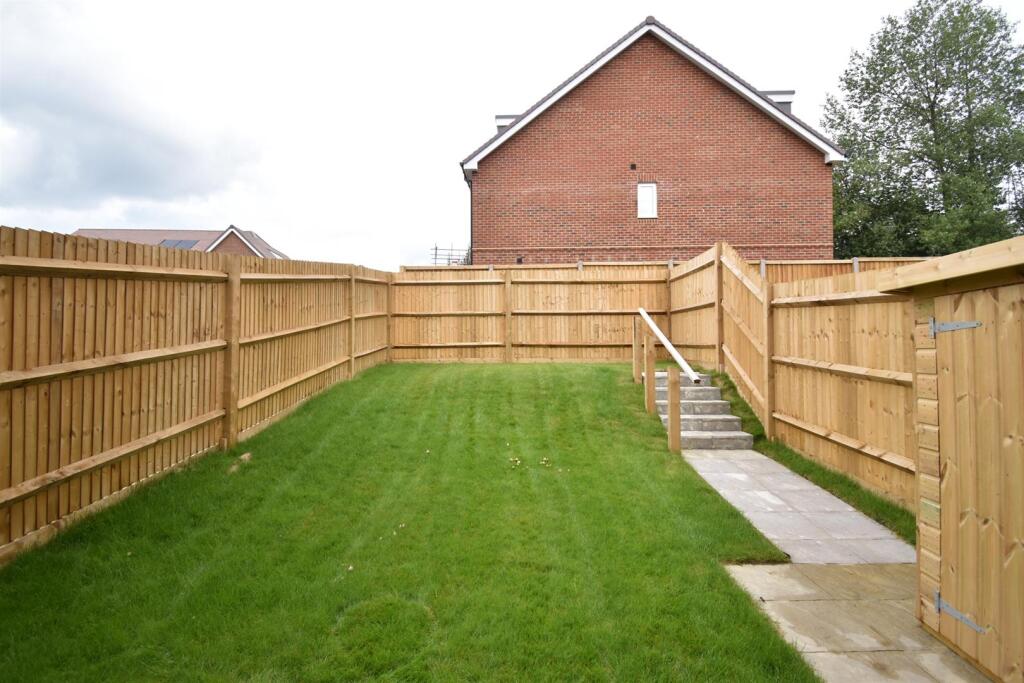 Rear garden
