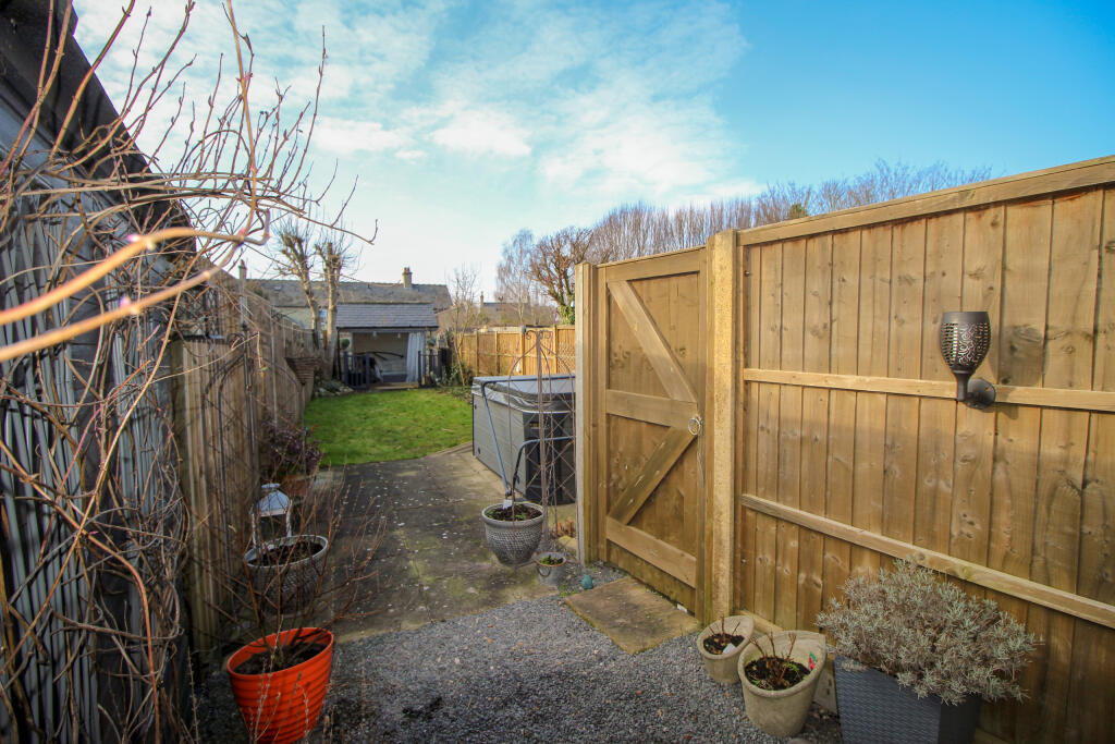 Rear garden