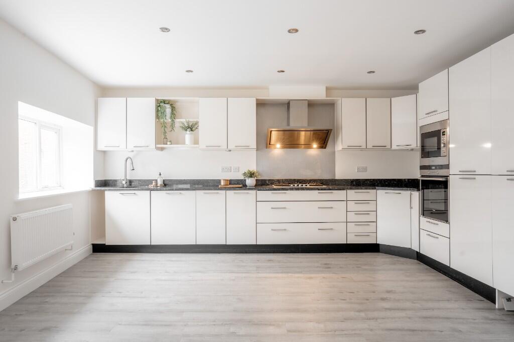 Open plan kitchen