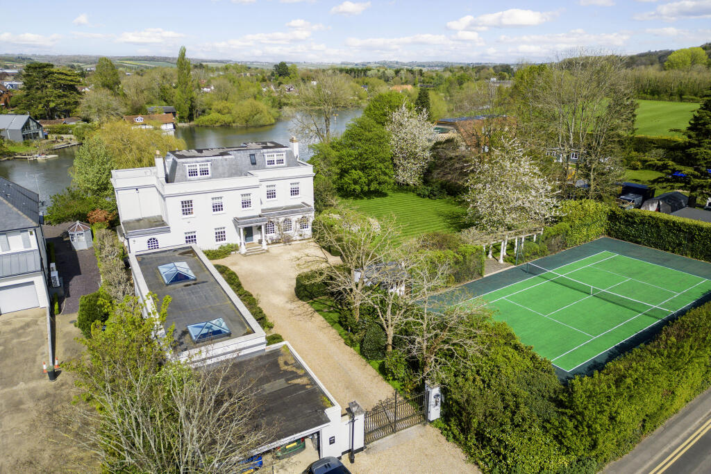 Front Elevation, Studio and Tennis Court