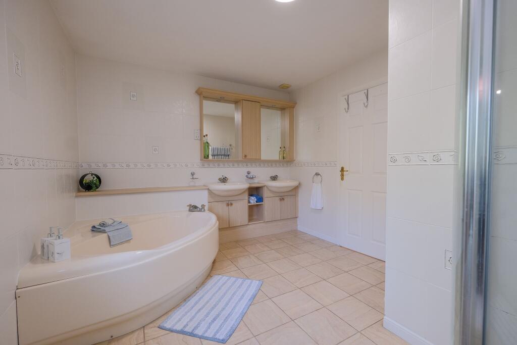 Master bedroom, bath and shower room