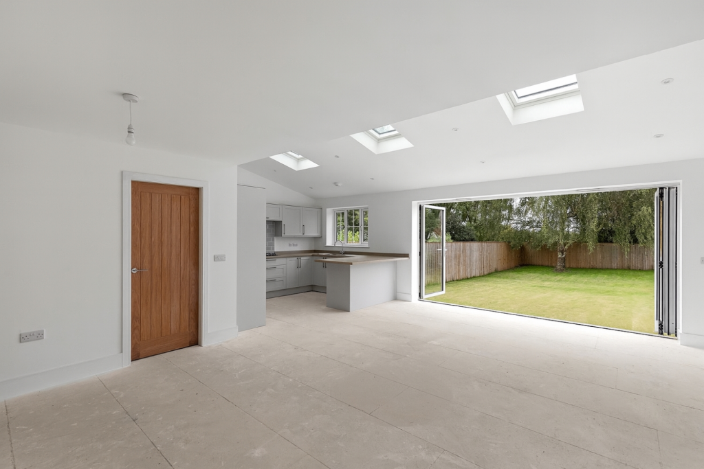 Dining Room With Doors Open