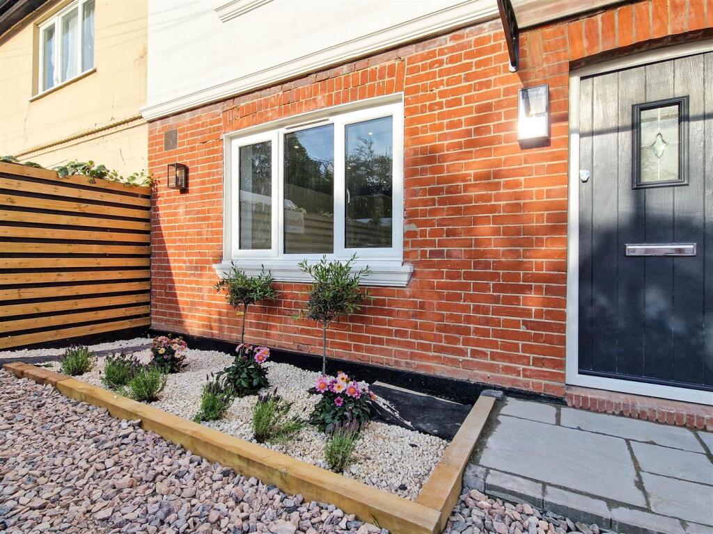 Feature flower bed