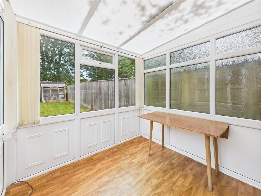 Upvc conservatory: