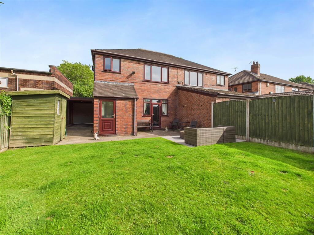 Rear of Property