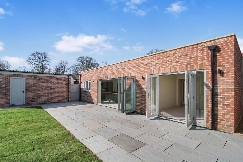 Rear of property