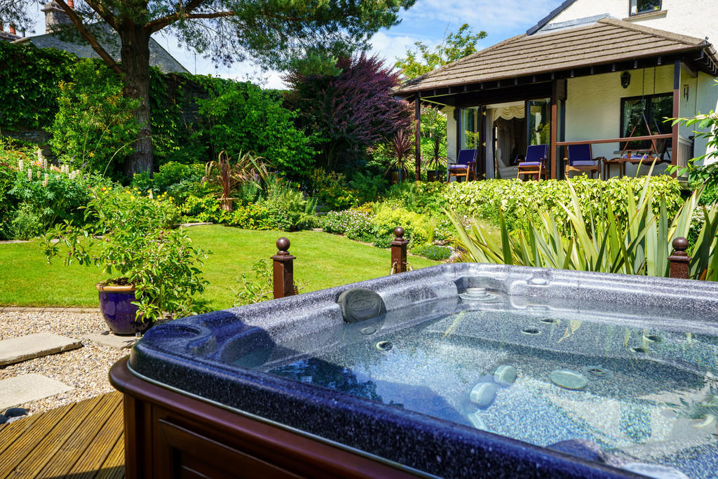 The hot tub looki...