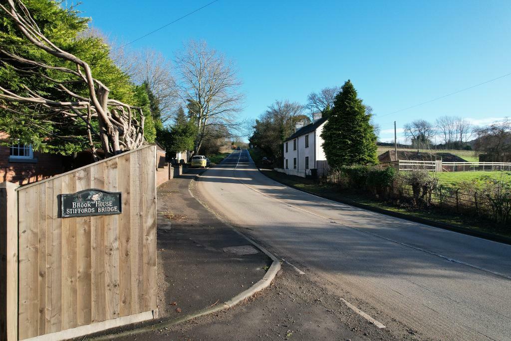The house is on a main road