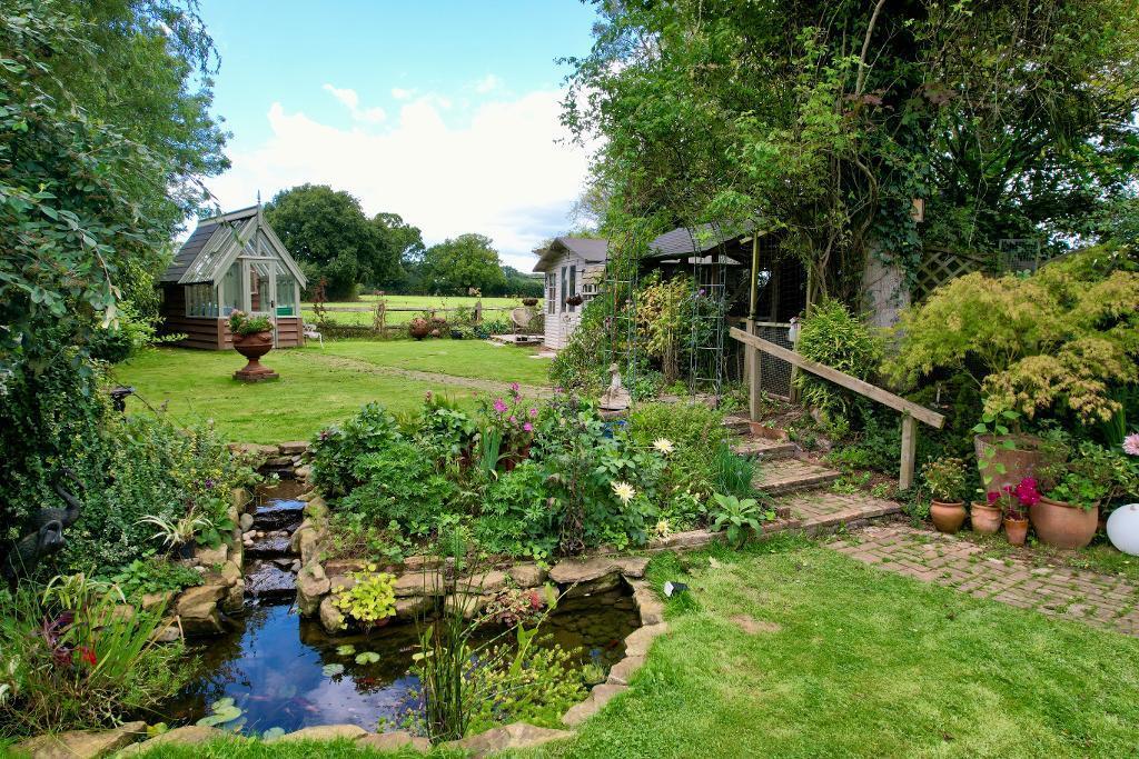 Enchanting garden and field views